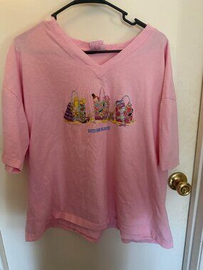 Sea Breeze Pink Beach Top W XL